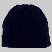 OTTO CAP 12" Cable Knit Beanie w/ Rib Knit Cuff