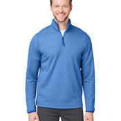 Men's Venture Heathered Stripe Quarter-Zip