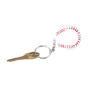 Baseball Shape Stress Ball Keychain