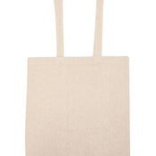 Lightweight Recycled Canvas Over the Shoulder Extended Handle Tote Bag