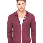 Unisex Triblend Full-Zip Lightweight Hoodie