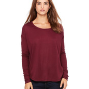 Women’s Flowy 2x1 Ribbed Long Sleeve Tee