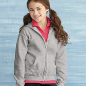 Gildan Heavy Blend Youth Full-Zip Hooded Sweatshirt