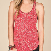 Women's Printed Meegs Eco-Jersey Racerback Tank