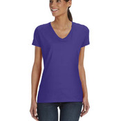 Ladies' HD Cotton™ V-Neck T-Shirt