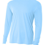 Youth Long Sleeve Cooling Performance Crew Shirt