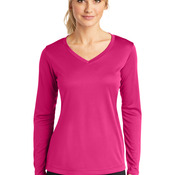 Ladies Long Sleeve PosiCharge ® Competitor V Neck Tee