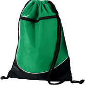 Sportswear Tri-Color Drawstring Backpack