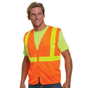 Unisex USA Made M22610/LZ, Class 2, Level 2 ANSI High Vis Mesh Safety Vest