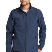 Shaded Crosshatch Soft Shell Jacket