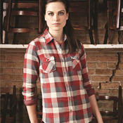 Women's Vintage Brushed Flannel Shirt