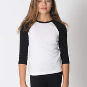 4253 Youth Baby Rib 3/4 Sleeve Raglan