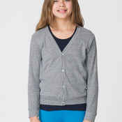 BR200 Youth Tri-Blend Rib Cardigan