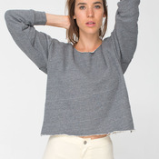 HVT316 Heavy Terry Athletic Crop Sweatshirt