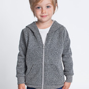 RSAMT197 Toddler Salt and Pepper Zip Hoody