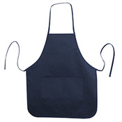 Heather NL2R Long Round Bottom Cotton Twill Apron