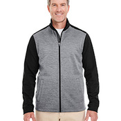 Men's Newbury Colorblock Mélange Fleece Full-Zip