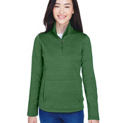 Ladies' Newbury Mélange Fleece Quarter-Zip