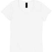 Ladies' Perfect-T Triblend V-Neck T-shirt