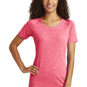 Women's PosiCharge ® Tri Blend Wicking Scoop Neck Raglan Tee