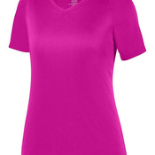 Girls' Attain Wicking V-Neck T-Shirt