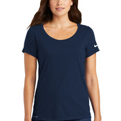 Women's Dri FIT Cotton/Poly Scoop Neck Tee