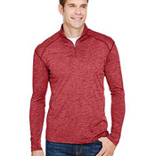 Men's Tonal Space-Dye Quarter-Zip