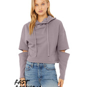 FWD Fashion Women's Cut Out Fleece Hoodie