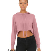 Women’s Triblend Crop Long Sleeve Hoodie