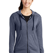 Women's PosiCharge ® Tri Blend Wicking Fleece Full Zip Hooded Jacket