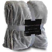 Faux Fur Throw