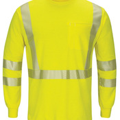 Hi-Visibility Lightweight Long Sleeve T-Shirt - Tall Sizes