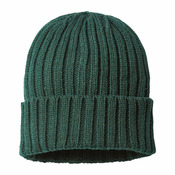 Sustainable Cable Knit Cuffed Beanie