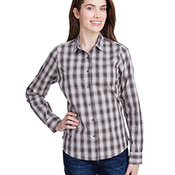 Ladies' Mulligan Check Long-Sleeve Cotton Shirt