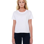 Ladies' Raw-Neck Boxy T-Shirt