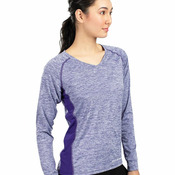 Women's Electrify CoolCore® Long Sleeve V-Neck T-Shirt