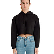 Ladies' Cropped Fleece Hoodie