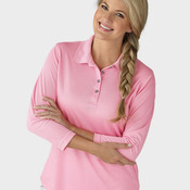 Women's Lady Palm Three-Quarter Sleeve Polo