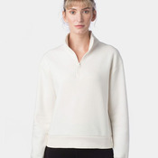 Women's Eco-Cozy Fleece Quarter-Zip Sweatshirt