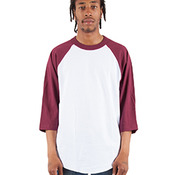 Adult Three-Quarter Sleeve Raglan T-Shirt