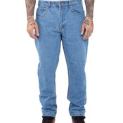 Men's Raw Denim Straight-Leg Jean Pant