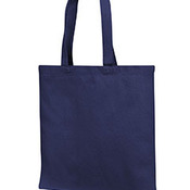 Cotton Canvas Tote Bag With Self Fabric Handles