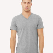 Heather CVC V-Neck Tee