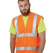 Unisex USA Made Class 2 ANSI High Vis Economy Safety Vest