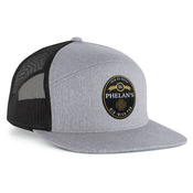 Heather 6-Panel Arch Trucker Snapback Cap