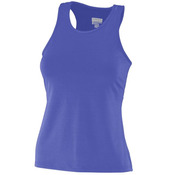 Ladies Poly/Spandex Solid Racerback Tank