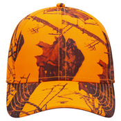 OTTO CAP Mossy Oak Camouflage Superior Polyester Twill 6 Panel Low Profile Baseball Cap