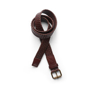 BRAIDED LEATHER BELT