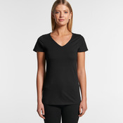 BEVEL V-NECK TEE