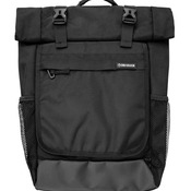 Ballistic Nylon Roll Top Travel Laptop Backpack